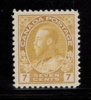 Canada 1912 7c Admiral; Scott 113; Mnh
