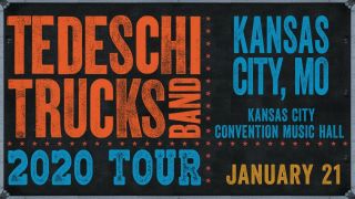 Tedeschi Trucks Band " 2020 Tour " Kansas City Concert Poster - Blues Rock Music