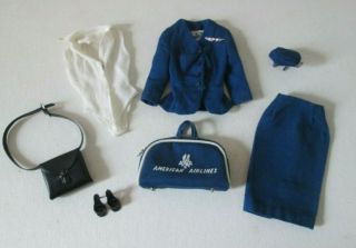 Vintage Barbie: American Airlines Stewardess 984 Outfit Complete