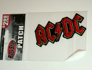 The Ac/dc Concert Rock Tour Band Music Cloth Patch Nos Mib 2005