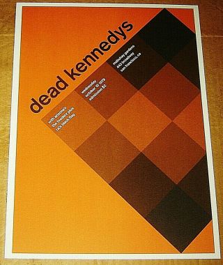 Dead Kennedys Rock Concert Poster Swiss Punk Graphic Pop Art Mabuhay Gardens Sf