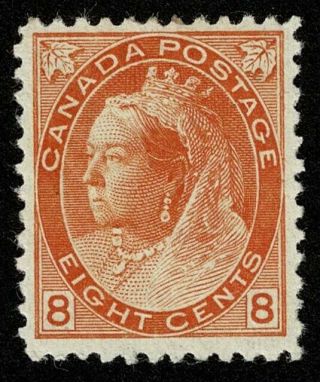 Canada Stamp Scott 82 8c Queen Victoria H Og