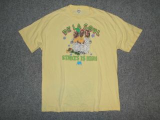 1996 De La Soul Stakes Is High Undr Crwn Mens Xl Concert T - Shirt K8
