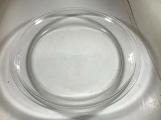 Vintage Pyrex 210 10 - 1/2” Round Pie Plate Clear Glass