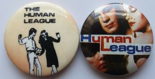 The Human League Vintage Button Badges Being Boiled Post Punk Synthpop