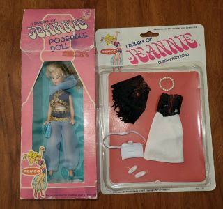 Vintage ☁️ I Dream Of Jeannie Doll 1977 With Remco Fashion Dress