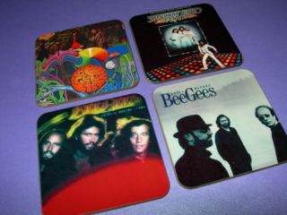 The Bee Gees Album Cover Drinks Coaster Set
