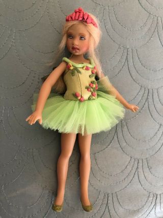 Helen Kish 6.  25” Loose Thumbelina Doll Ufdc ‘06 Convention In Shortened Dress