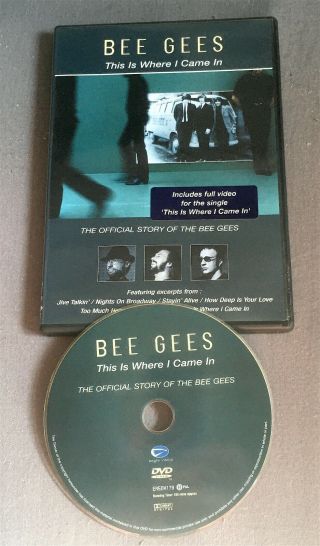Bee Gees Dvd This Is Where I Came In 2001