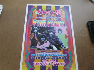Pink Floyd The Youngbloods Whiskey A Go Go Poster 1967