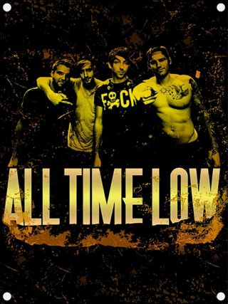 All Time Low Textile Poster Fabric Flag
