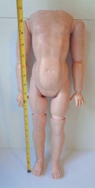 LARGE Antique 1900s Composition Doll Body BJD for 26 