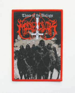 Marduk [red] - Woven Patch / Funeral Mist Antaeus Aosoth Deathspell Omega
