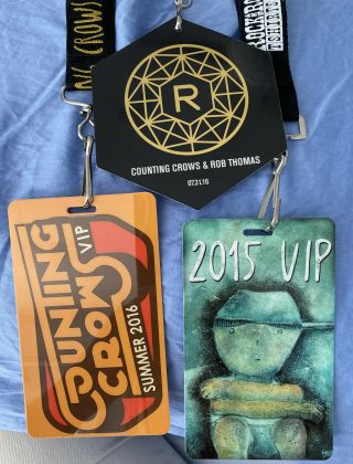 Counting Crows Vip Lanyards 2015/2016