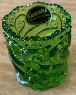Kanawha Hand Crafted Green Glasseare Small Glass