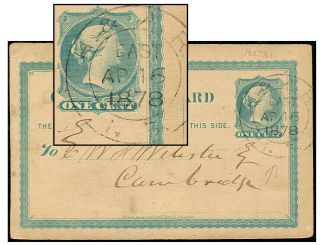 Canada Apr 1878 H.  & A.  R.  / N.  S.  Ludlow Rr78 Rf330