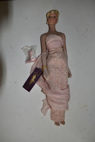 Tonner 16 " Doll.  Tyler Wentworth,  Pink Gown,  Blonde,  Bun 581