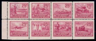 Fws15 Canada War Savings Stamps Pane,  Mh