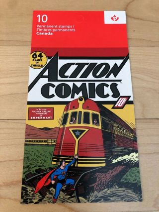 2013 Canada Post - Superman,  75th Anniversary – Set Of 5 Booklets