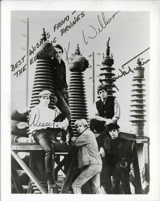 The Electric Prunes Promotional Photograph With Printed Signatures