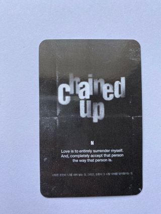Kpop Official Photo cards Photocard Vixx N Chained Up 2