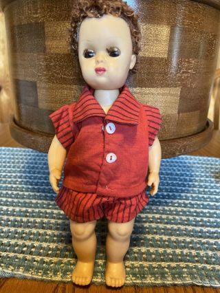 Tiny Terri Jerri Lee Doll.  No Splits Or Stains.  C In A Circle Mark.  1950 