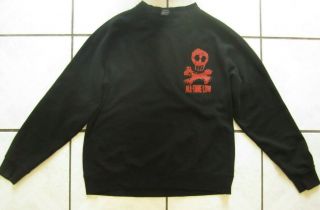 All Time Low Sweatshirt Black Pullover Sweater Jumper Size Small