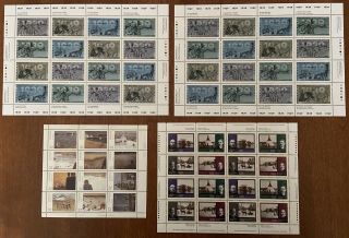 Canada Stamp Lot 31 Circa 1970s To 1990 Mnh C$49.  12 Face Value Full Sheets