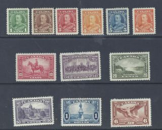 Canadagv 1935 Postage And Air Set Never Hinged Sg 341/51,  355