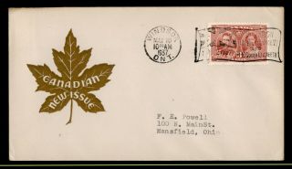 Dr Who 1937 Canada Windsor Kg Vi Coronation Fdc Flag Cancel C196052