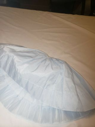 Vintage MADAME ALEXANDER CISSY DOLL Crinoline half Slip (Long) Blue skirt only 3