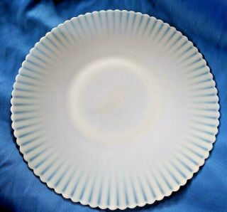 10 " Petalware Cremax Macbeth Evans Glass Dinner Plate