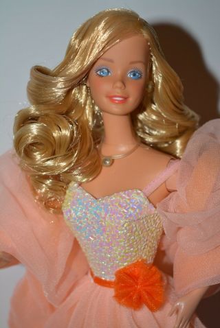 Mattel Barbie 1984 Peaches ' N Cream doll Superstar Era Near complete PERFECT 2