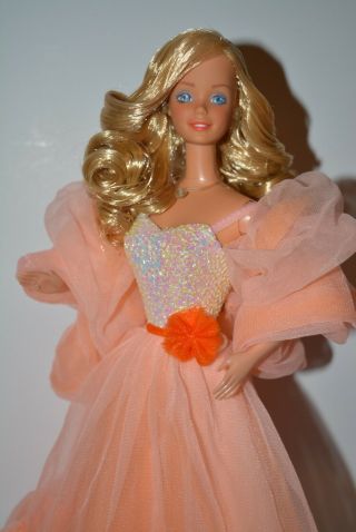 Mattel Barbie 1984 Peaches ' N Cream doll Superstar Era Near complete PERFECT 3