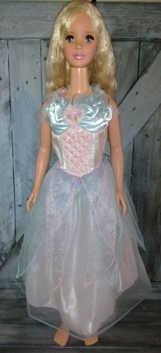 Vintage Swan Lake Barbie My Life Size Doll 1992 3ft Tall Blonde Hair Valueable