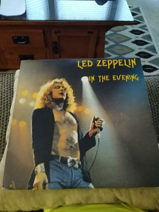 Led Zeppelin In The Evening 2 Lp Vinyl Record Album Dane Records Sx 502