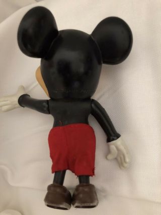 Walt Disney Productions (3) “Mickey Mouse” Vintage Character Toys 3