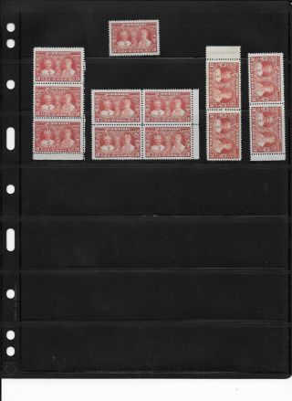 Canada Mnh Stamps,  King George V And Queen Mary 3 Cents Carmine,  Value $ 54,  00