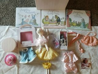 Angelina Ballerina Plush American Girl With Book,  Clothes,  Accessories