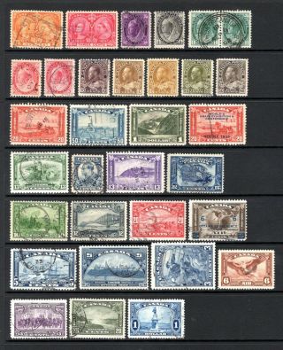 Canada Qv To Kgv Good To Fine Range Above Average For These Issues Cat £224