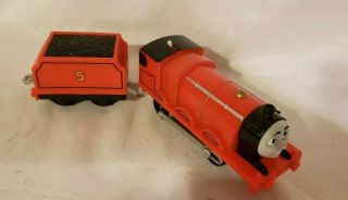 Thomas And Friends Motorized Trackmaster James W Tender 2013 Euc Batteries Incl