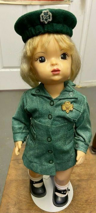 Vintage Terri Lee Girl Scout Doll Large 17 "