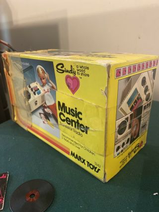 Vintage 1978 Sindy Music Center Stereo Transistor Am Radio With 2