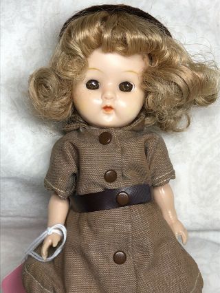 8” Vintage Antique Terri Lee Ginger Girl Scouts Brownie Blonde Little Girl A