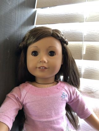 Just Like You 18 " American Girl Doll With Brown Hair & Brown Eyes