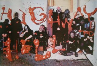 Slipknot " Highway To Hell " Poster From Asia - Heavy Metal Music,  Alt Metal Legends