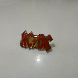 Vintage Ac/dc Pin Badge Heavy Metal Patch Acdc Band