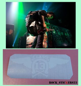 Green Day Stickers Guitar Vinyl Decal Billie Joe Armstrong Class 13,  Bonus