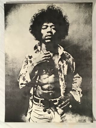 Jimi Hendrix 1971 Poster Matte