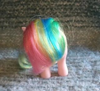 Vintage Inspired Retro G1 My Little Pony MLP 2007 Parasol Umbrella Rainbow Hair 2